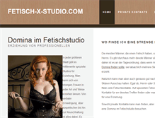 Tablet Screenshot of fetisch-x-studio.com